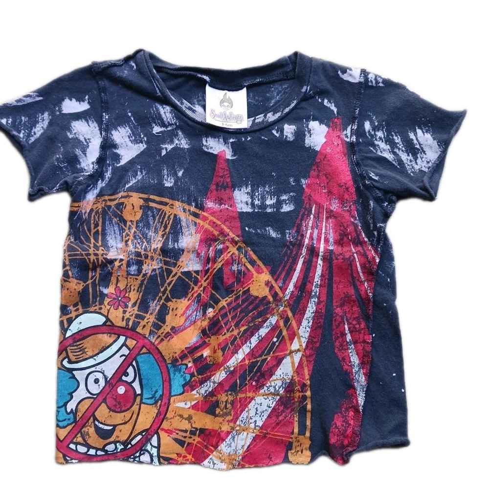 Audience Black Clown Ferris Wheel T Shirt 3-6 Months